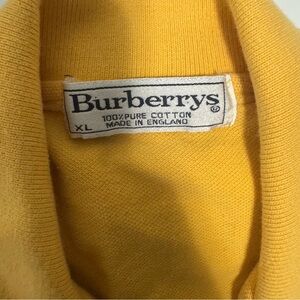 Vintage Burberry Yellow Cotton